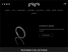 Tablet Screenshot of grisgris.ca